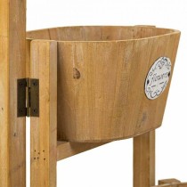 Blumentopfhalter Alexandra House Living Braun Paulonia-Holz 18 x 79 x 89 cm