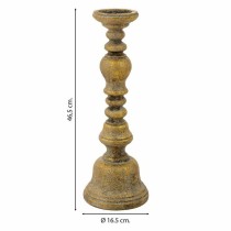 Candle Holder Alexandra House Living Gold Resin 16 x 46 x 16 cm