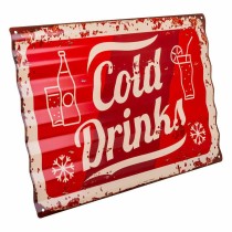 Wandsteckdose Alexandra House Living Cold Drink Eisen 59 x 1 x 40 cm