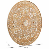 Wall Decoration Alexandra House Living Brown Fir wood MDF Wood 60 x 60 cm