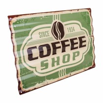 Plaque Murale Alexandra House Living Coffee Shop Fer 59 x 1 x 40 cm