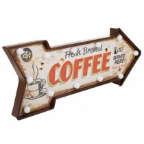 Wall Plate Alexandra House Living Coffee White Iron 27 x 5 x 65 cm Lighting