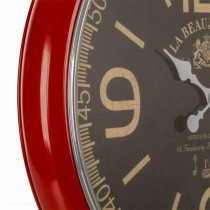 Horloge Murale Alexandra House Living Rouge Fer Bois MDF 62 x 6 x 62 cm