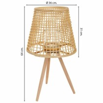 Laterne Alexandra House Living natürlich Bambus Rattan 36 x 64 x 36 cm