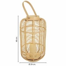 Lantern Alexandra House Living Natural Bamboo Rattan 29 x 48 x 29 cm