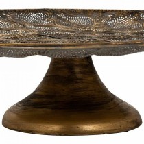 Centre de Table Alexandra House Living Or Fer 48 x 15 x 48 cm