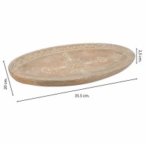 Centerpiece Alexandra House Living White Natural Mango wood 19 x 3 x 38 cm