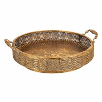 Centerpiece Alexandra House Living Golden Iron 32 x 10 x 38 cm