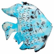 Deko-Figur Alexandra House Living Blau Mango-Holz Fisch 8 x 46 x 62 cm