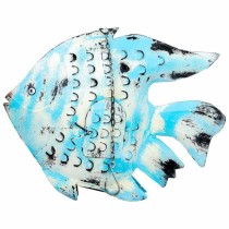 Deko-Figur Alexandra House Living Blau Mango-Holz Fisch 8 x 46 x 62 cm