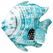 Deko-Figur Alexandra House Living Blau Mango-Holz Fisch 15 x 83 x 107 cm