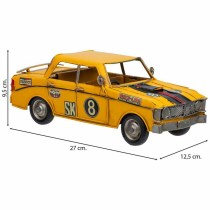 Figurine Décorative Alexandra House Living Jaune Fer ABS Voiture 12 x 9 x 27 cm