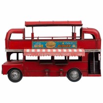 Decorative Figure Alexandra House Living Red Iron ABS Bus 14 x 18 x 28 cm