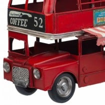 Figurine Décorative Alexandra House Living Rouge Fer ABS Le Bus 14 x 18 x 28 cm