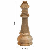 Decorative Figure Alexandra House Living Brown Mango wood Chess 14 x 36 x 14 cm