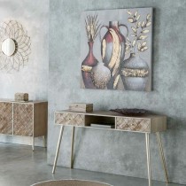 Bild Alexandra House Living Canvas-Stoff Tannenholz 100 x 3 x 100 cm