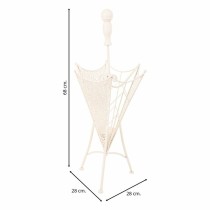 Umbrella stand Alexandra House Living White 25 x 48 x 20 cm