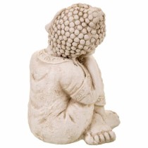 Deko-Figur Alexandra House Living Grau Polyesterharz Buddha 25 x 34 x 25 cm