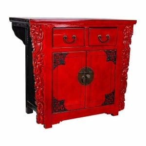 Buffet Alexandra House Living Rouge Bois 50 x 88 x 101 cm Oriental