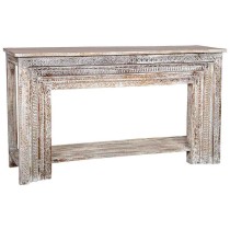 Hall Alexandra House Living White Grey Mango wood 39 x 86 x 160 cm Aged finish Engraving