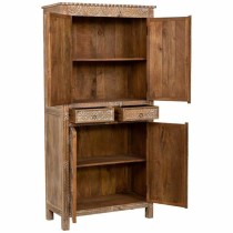 Schrank Alexandra House Living Braun Mango-Holz 93 x 192 x 45 cm Handwerks-Stil