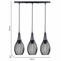 Deckenlampe Alexandra House Living Schwarz