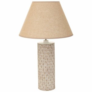 Tischlampe Alexandra House Living Beige Polyesterharz 220-240 V 14 x 51 x 14 cm