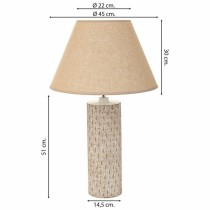 Desk lamp Alexandra House Living Beige Polyresin 220-240 V 14 x 51 x 14 cm