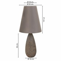 Desk lamp Alexandra House Living Silver Polyresin 220-240 V 18 x 46 x 18 cm