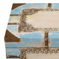 Chest Alexandra House Living Blue Mango wood 28 x 27 x 50 cm Traditional style