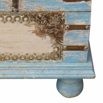 Chest Alexandra House Living Blue Mango wood 28 x 27 x 50 cm Traditional style