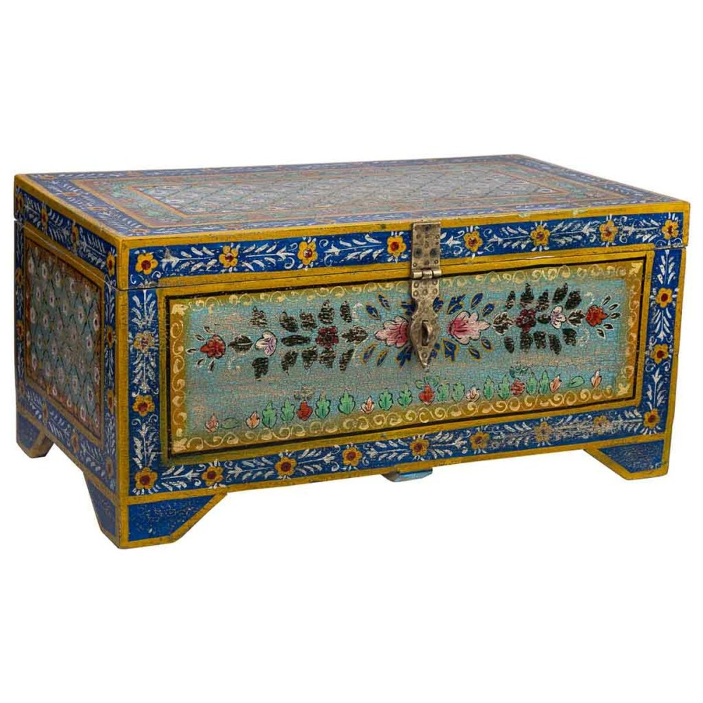 Chest Alexandra House Living Multicolour Mango wood 37 x 32 x 66 cm Traditional style