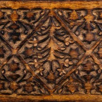 Chest Alexandra House Living Brown Mango wood 15 x 15 x 26 cm Traditional style