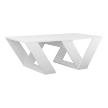 Table Basse Alexandra House Living Diagonal Blanc Bois MDP 110 x 40 x 60 cm