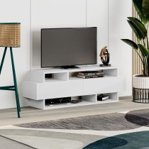 TV furniture Alexandra House Living White 125 x 42 x 32 cm