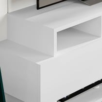 TV furniture Alexandra House Living White 125 x 42 x 32 cm