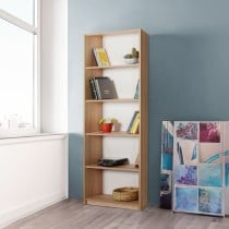 Buchhandlung Alexandra House Living Braun Holz MDP 58 x 169 x 22 cm 5 Regale