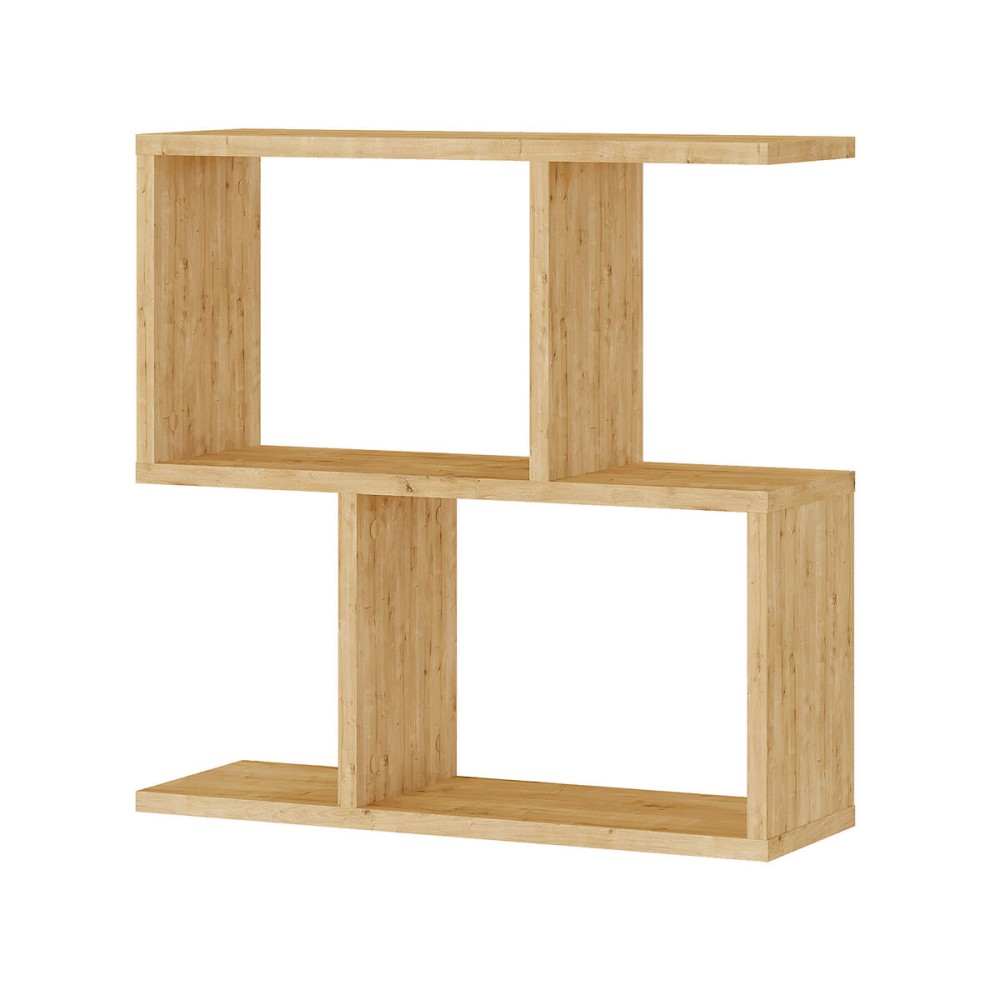 Shelves Alexandra House Living Oak Wood MDP 60 x 60 x 19 cm