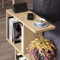 Shelves Alexandra House Living Oak Wood MDP 60 x 60 x 19 cm