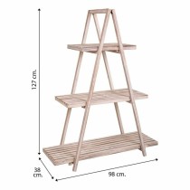 Présentoir de comptoir Alexandra House Living Bois d'épicéa 38 x 127 x 98 cm Étagère 3 Etagères