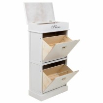 Schuhschrank Alexandra House Living Weiß 28 x 98 x 50 cm 2 Schubladen