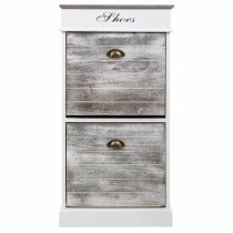 Shoe Rack Alexandra House Living White 28 x 98 x 50 cm 2 drawers