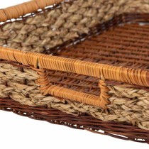 Tray Alexandra House Living Brown Rope 50 x 10 x 60 cm Rectangular