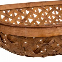 Tray Alexandra House Living Light brown Bamboo 38 x 8 x 48 cm