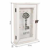 Armoire à clés Alexandra House Living Blanc 7 x 34 x 23 cm