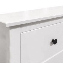 Commode Alexandra House Living Blanc 76 x 81 x 39 cm 3 tiroirs