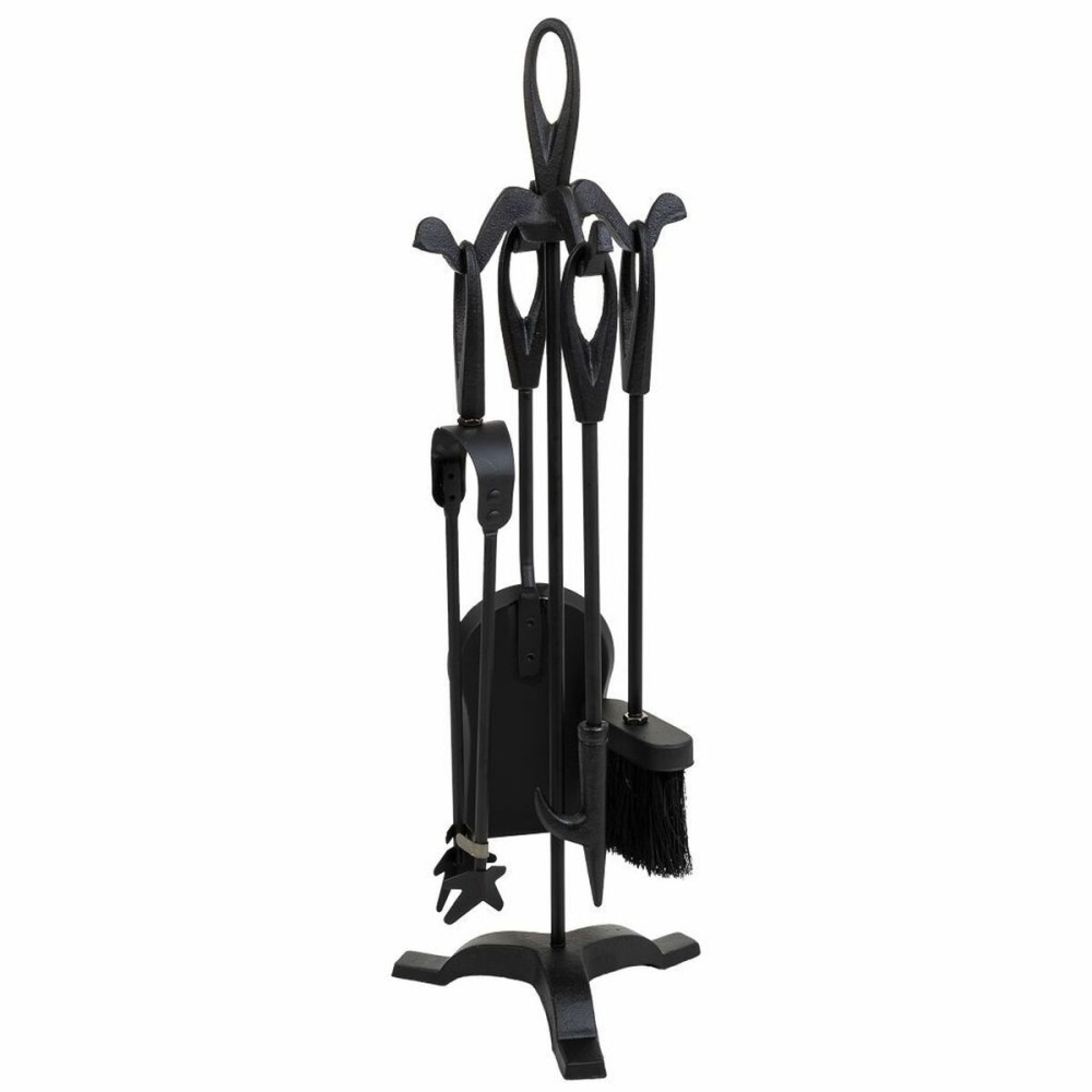 Fireplace Utensils Alexandra House Living Black Iron 19 x 61 x 19 cm