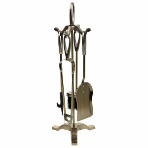 Fireplace Utensils Alexandra House Living Brass Iron 19 x 61 x 19 cm