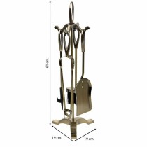 Fireplace Utensils Alexandra House Living Brass Iron 19 x 61 x 19 cm