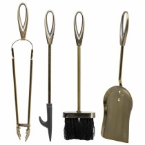 Fireplace Utensils Alexandra House Living Brass Iron 19 x 61 x 19 cm